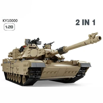 

World War II Tank Model Humvee Building Blocks Assembly Puzzle Children Toy Bricks Century Military Fans Boy Present Gift