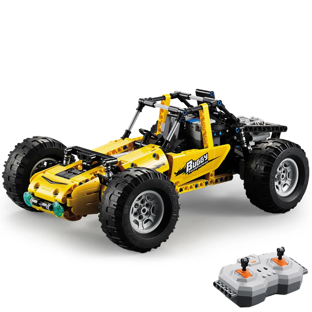 

552PCS 2.4G RC Car Building Blocks Bricks Technic Children DIY Assemble Remote Control Car for Kids 30Mins Playing Time