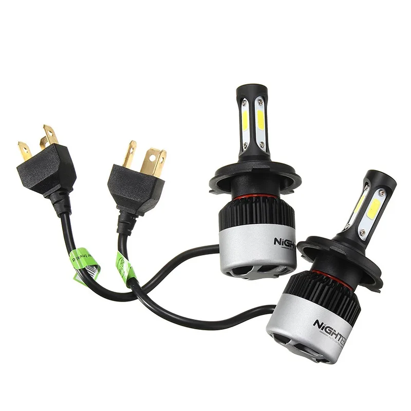 NIGHTEYE H1 H4 H7 H8 H11 9005 9006 HB3 HB4 светодиодный фар автомобиля лампы 9000LM 6500K h1 12v 24v авто фары