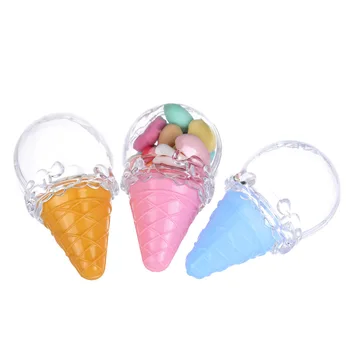 

8pcs Candy Box Tubes Transparent Plastic Iced Cream Candy Box for Halloween Children TB Sale