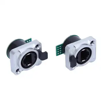 

Socket Panel 2Pcs RJ45 PCB Panel Waterproof Round Durable Insulator PA Material EL-RJ-WH5 Board LCD Display Panel