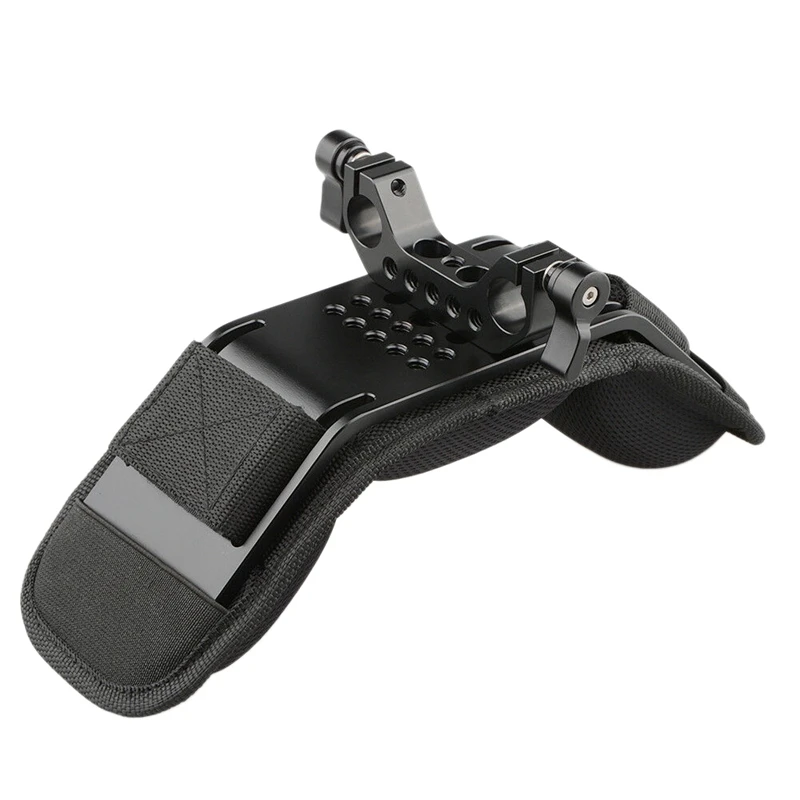 

No Noise Shoulder Pad Rig with with 15mm Rod Clamp for DSLR Camera Rig Load Bearing Stability
