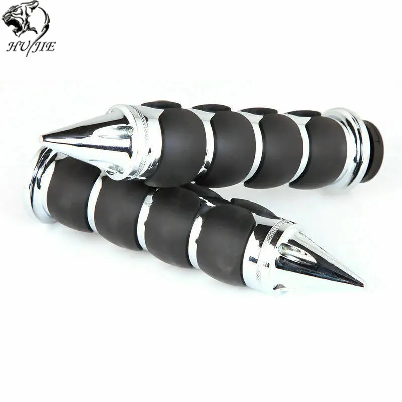 1 пара 1 ''25 мм ручка мотоцикла пользовательские хромированные алюминиевые ручки для чоппера руль для мопеда