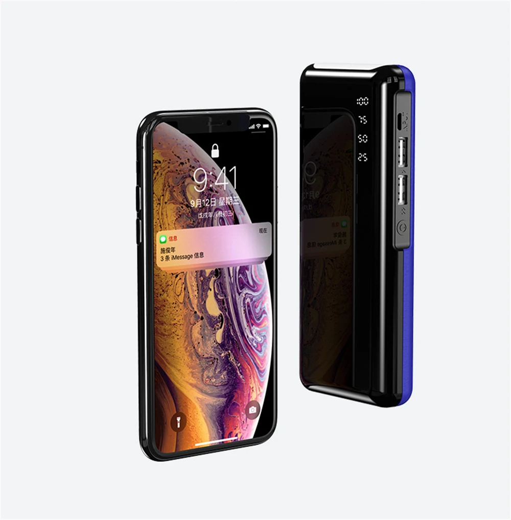 Power Bank 20000 mAh портативное зарядное устройство для мобильного телефона power Bank 20000 mAh USB PoverBank Внешнее зарядное устройство для iPhone Xiaomi