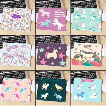 

Cool New Cartoon Unicorn Customized laptop Gaming Speed mouse pad Size for 18x22cm 20x25cm 25x29cm Rubber Mousemats
