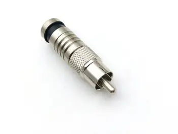 

25PCS RCA Compression Connector for RG6 CABLE