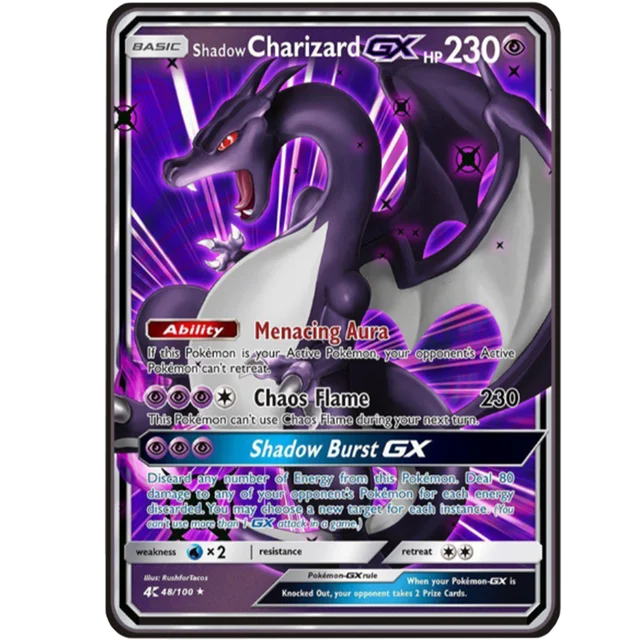 Pokemon Black Metal Game Fire Breathing Dragon Card Board Game Pikachu Gold Anniversary Collection Kids Metal Card 5