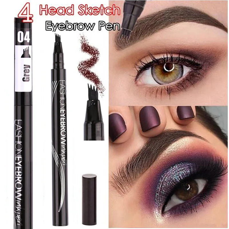 Nature Ultra Fine Triangle Eyebrow Pencil Precise Brow Definer Long Lasting Waterproof Blonde Brown Eye Brow Makeup 6 Colors