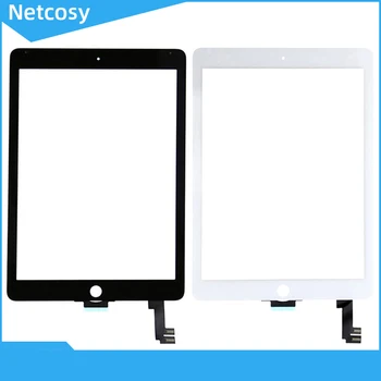 

For Netcosy iPad 6 Air 2 A1567 A1566 Touch Screen Digitizer Assembly Black Or White Replacement For iPad 6 Air 2 Touch Screen