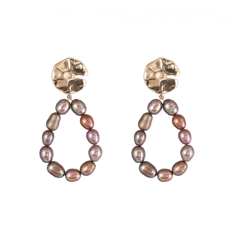 Лето 2020 модные золотые украшения ручной работы в Корейском стиле для вечерние