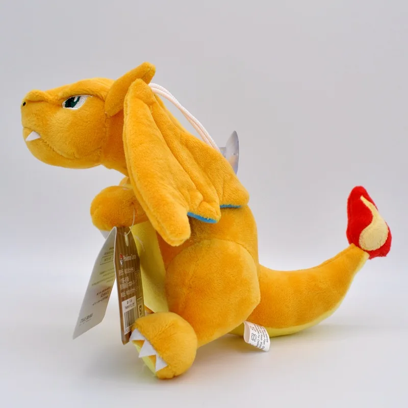 Takara Tomy Pokemon Plush Doll Fit Series Charizard Pendant for Children Birthday Christmas Gifts