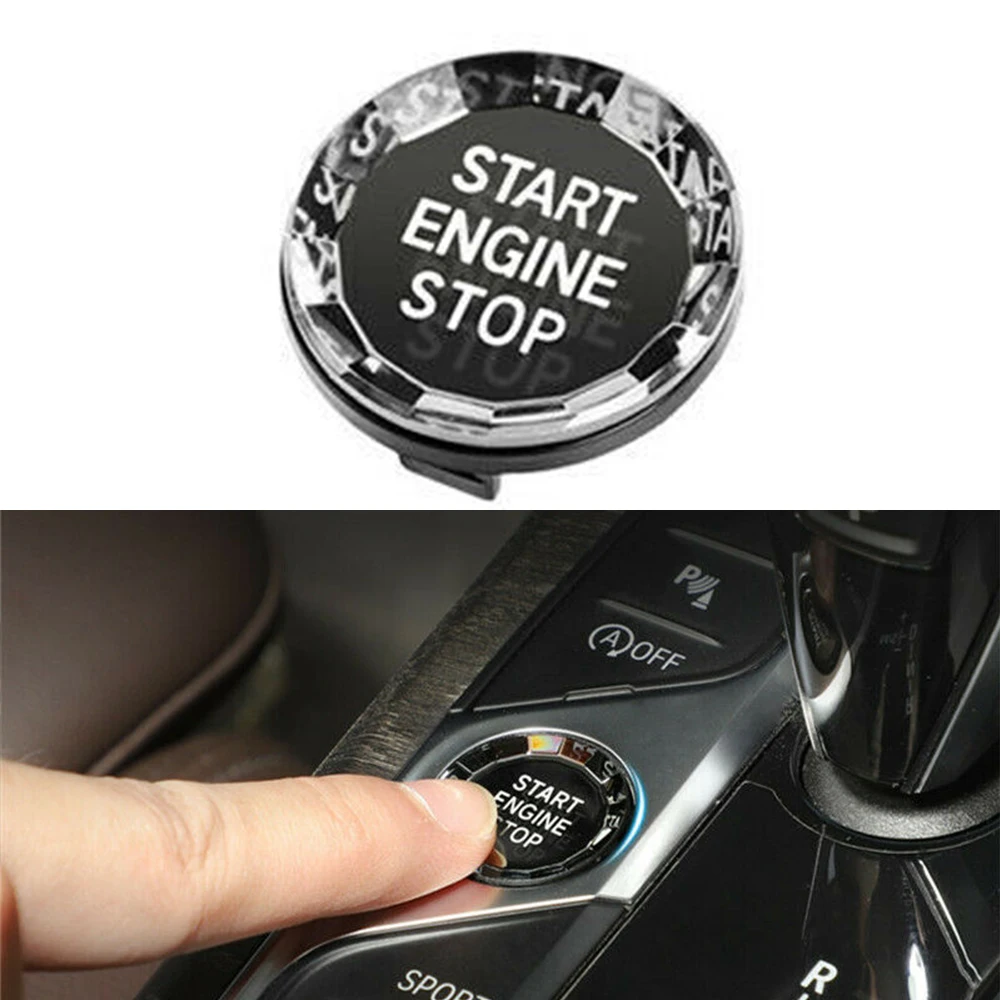 Новое поступление высокое качество кристалл кнопка запуска двигателя крышка для