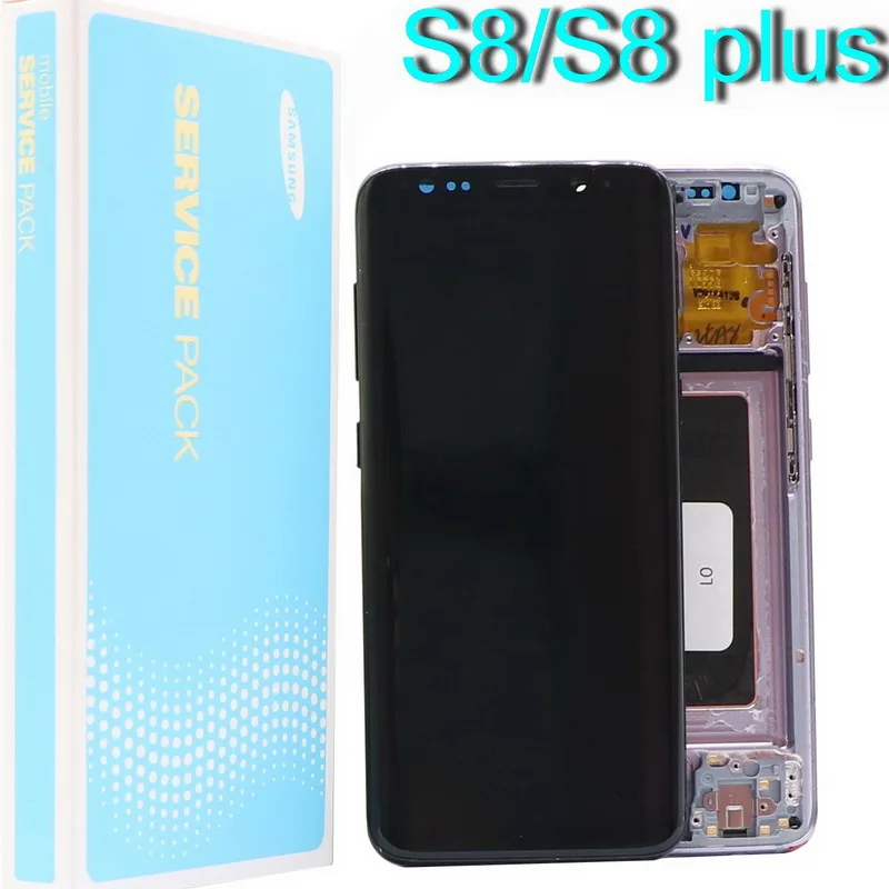 

Original LCD For Samsung Galaxy S8 Lcd Display S8 plus G950 G950F G955fd G955F G955 With dead pixels With Touch Screen Digitize