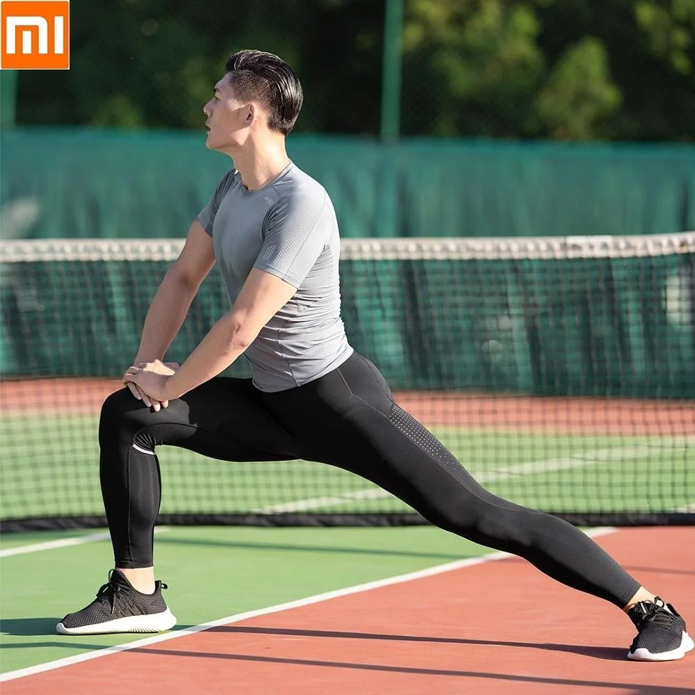 Xiaomi ZENPH для мужчин SensElast высокоэластичные Спортивные Компрессионные брюки быстросохнущие дышащие мужские спортивные штаны для фитнеса