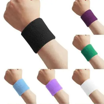 2 x Sport Pols Zweetbandjes Tennis Squash Badminton GYM Polsband Gift een Paar Basketbal Polsband Gift Dropshipping