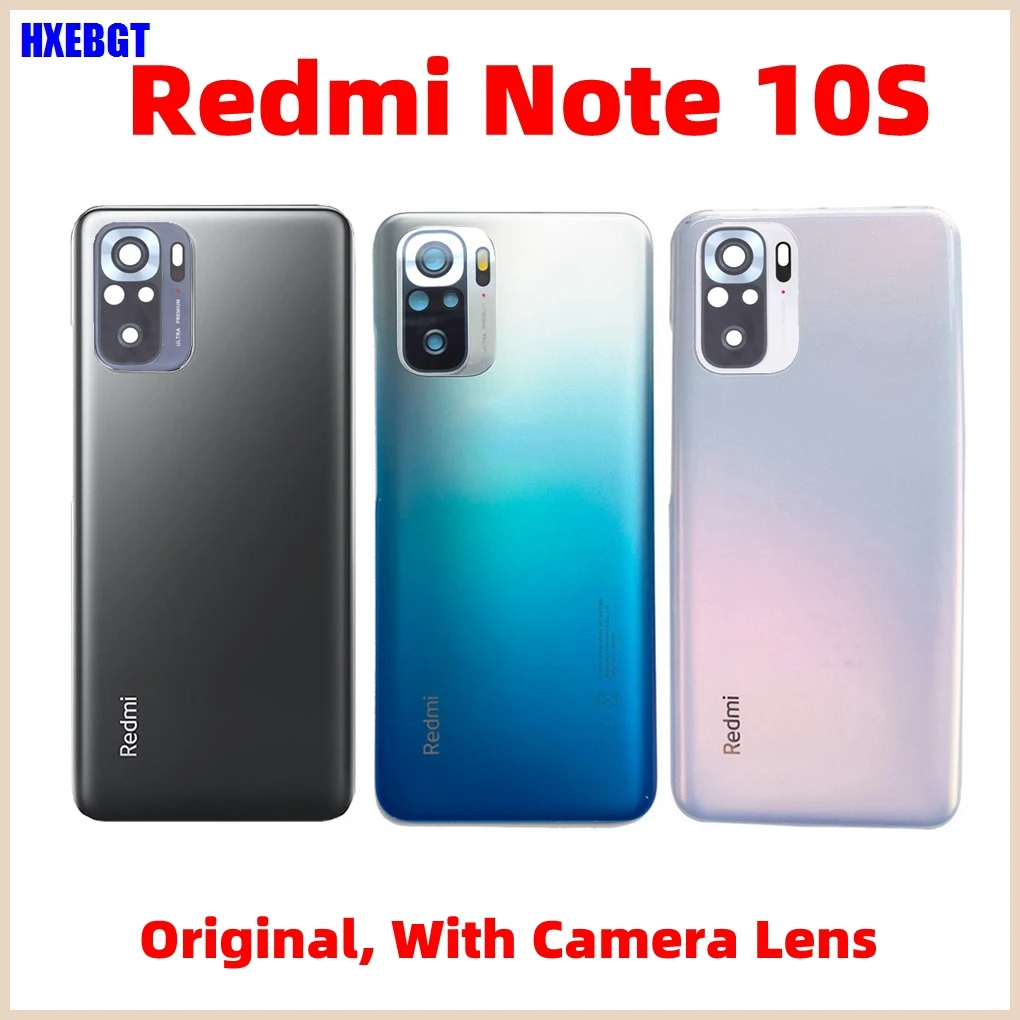 Оригинальный Новый чехол для Xiaomi Redmi Note 10 s S Новая задняя крышка корпуса Крышка