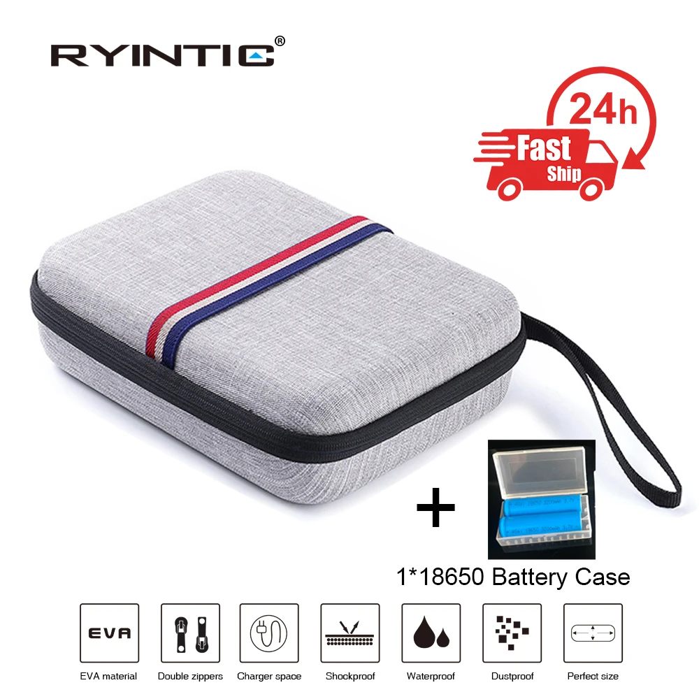 53Pcs Aa/Aaa/18650/9V Custodia Portabatterie Custodia Rigida Portatile Eva Scatola Portaoggetti/Organizzatore/Contenitore Aa Aaa Pila