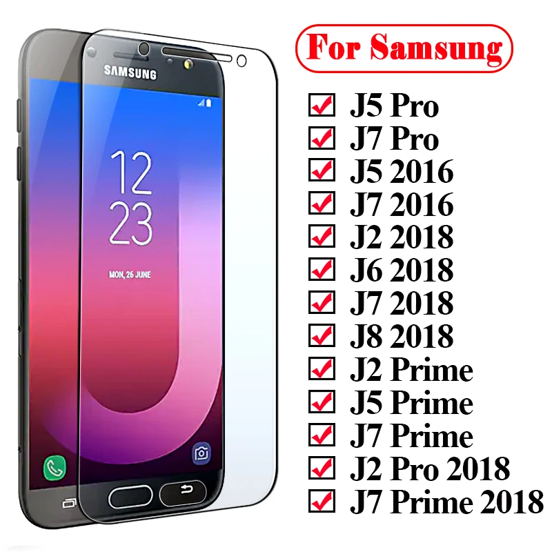 Защитное стекло для samsung Galaxy J2 Prime J5 J7 Pro J6 J2 закаленное защитное стекло для экрана pelicula J8 J 2 5 6 7