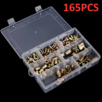 

Mixed Rivet Nut Tool Kit Zinc Steel Insert Threaded Nutsert Mixed Rivet Nut Tool Kit Zinc Steel Insert