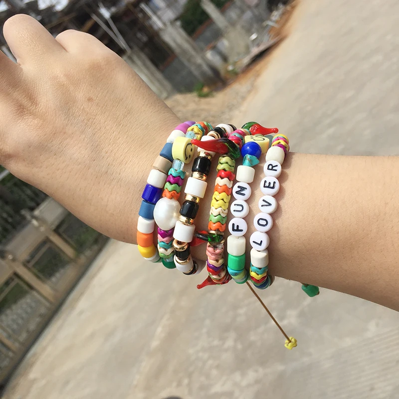 Pulseras mujer moda повязка на руку vsco девушка жемчужный браслет забавный браслет богемные Бохо Пресной воды Жемчужные Браслеты для женщин