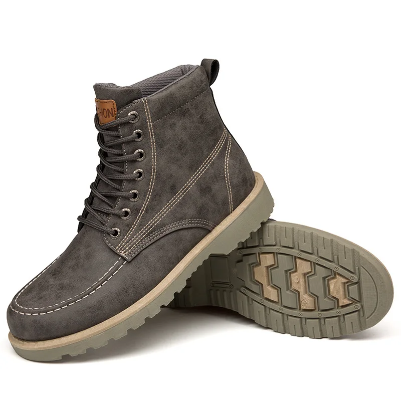 

Martin Boots Men's Autumn & Winter Workwear Desert Short Boots zhong gao bang Combat Combat Boots Men Snow Boots