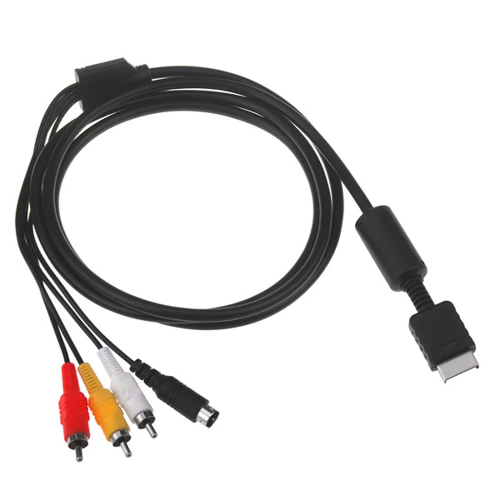 100 шт. S-видео кабель для PS2/Playstation 2 RCA AV патч-корд PS3/Playstation | Электроника