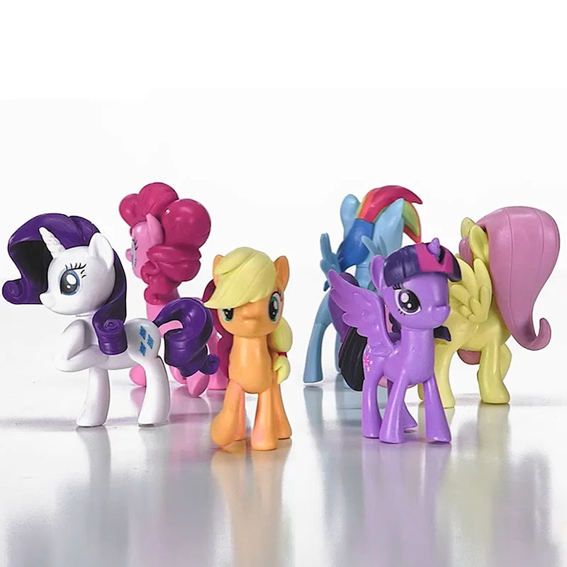 My Little Pony шесть ведущих персонажей дружбы сочетание подарок девочка игрушка