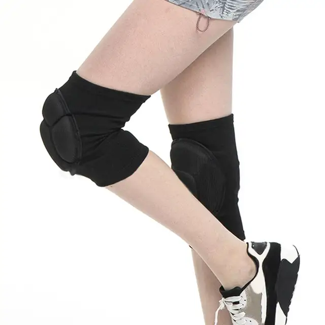 1 Pair Protective Knee Pads Thick Sponge Football Volleyball Extreme Sports Anti-Slip Collision Avoidance kneepad Brace 4