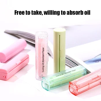 

3Pcs Roller Oil Absorbing Paper Oil-control Soft Face Oil Absorbing Sheet Oil Blotting Paper Makeup Tools Accessories N6