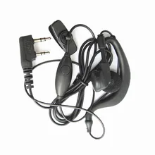 10xEarphone наушники Динамик гарнитуры микрофон для Baofeng UV-5R UV-82 H777 RT22 RT5R Kenwood TH-215 TH-225A TH-235 TH-415