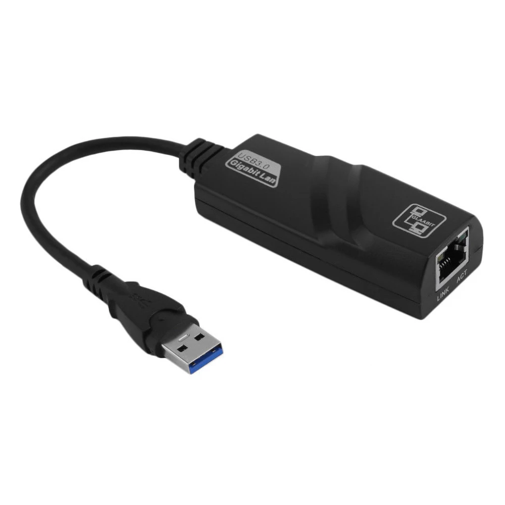 Портативный USB 3,0 к RJ45 Gigabit Ethernet LAN(10/100/1000) Мбит/с сетевой адаптер Ethernet Сетевая карта для ПК ноутбук Win