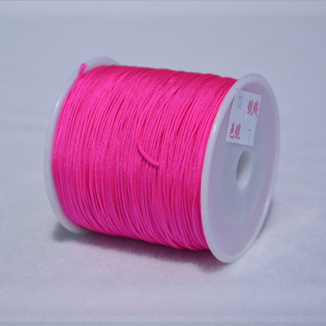 No 72 jade thread red rope hand-knitted rope Chinese knot wire tassel/bracelet braided thread/diy material thread