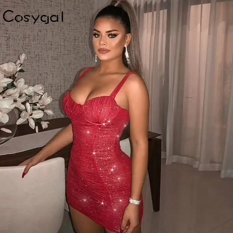 Sparkle ruched dress Clearance