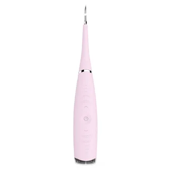 

ABS Oral Irrigator Electric Tooth Cleaner Portable With LED Light Home Stain Dental Remover Bathroom Battery Powered Noiseless
