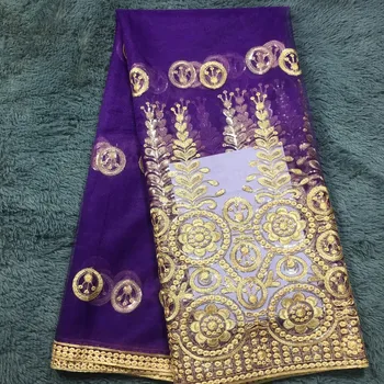 

Sequins Lace 2018 High Class African French Fabric Net Cloth Nigerian Sequin Lace Fabrics For Wedding Dress Women M2286