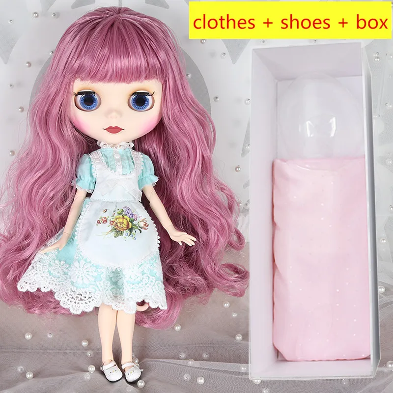 Blyth кукла 1/6 BJD 30 см 7 суставов/19 суставов, белая кожа тела, одежда+ обувь+ коробка набор, куклы игрушки для детей девочек подарочная коробка