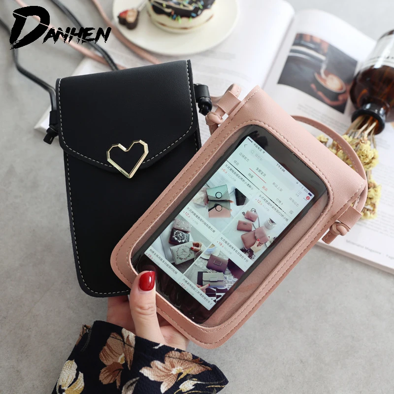 

New Women Casual Wallet Big Card Holders Wallet PU Leather Cell Phone Wallet Handbag Purse Clutch Messenger Shoulder Straps Bags