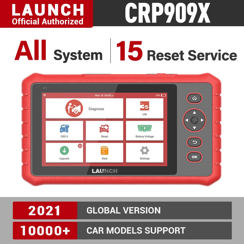 الإطلاق أداة تشخيص السيارات Crp909 X الماسح الضوئي للسيارة Obd Obdii أدوات المسح التلقائي قراءة رمز الخطأ Crp909x Engine Analyzer Aliexpress