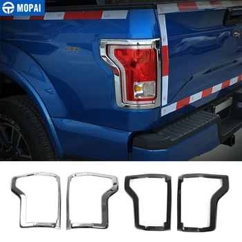 

MOPAI Chromium Styling for Ford F150 2015+ Car Rear Tail Light Lamp Decoration Cover Trim Accessories for Ford F150 Rapto 2015+