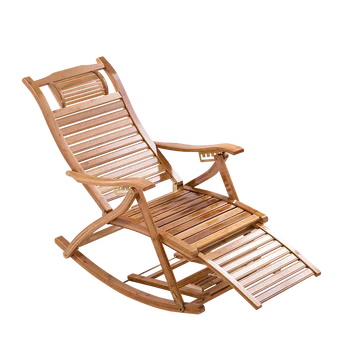 

Rocking Chair Adult Nap Chair Recliner Folding Lunch Break Home Use Rocking Chair Balcony Leisure Old Man Real Wooden Chai