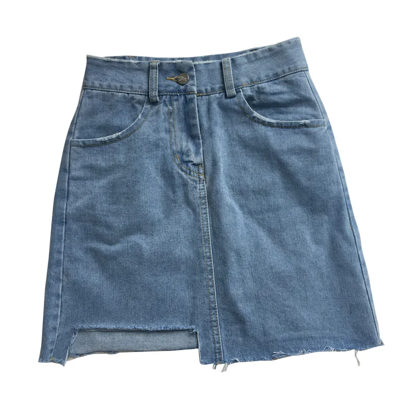 ZG1153 весна лето 2019 Новая женская модная джинсовая юбка большого размера с высокой