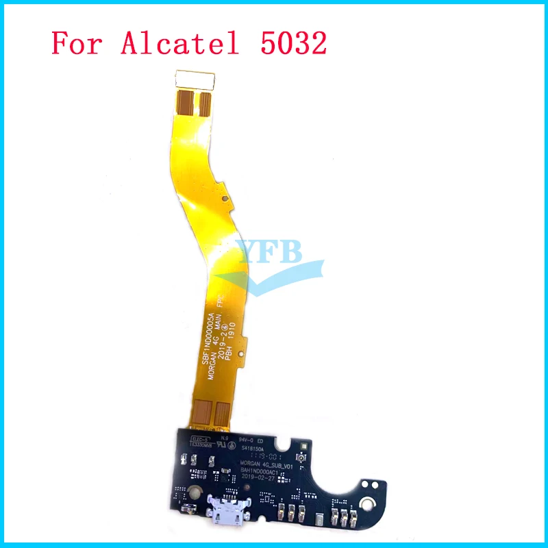 Гибкий USB-кабель для зарядной док-станции Alcatel 5032 Вт (2019) OT 5023 OT5023 5023E 5023F | Шлейфы