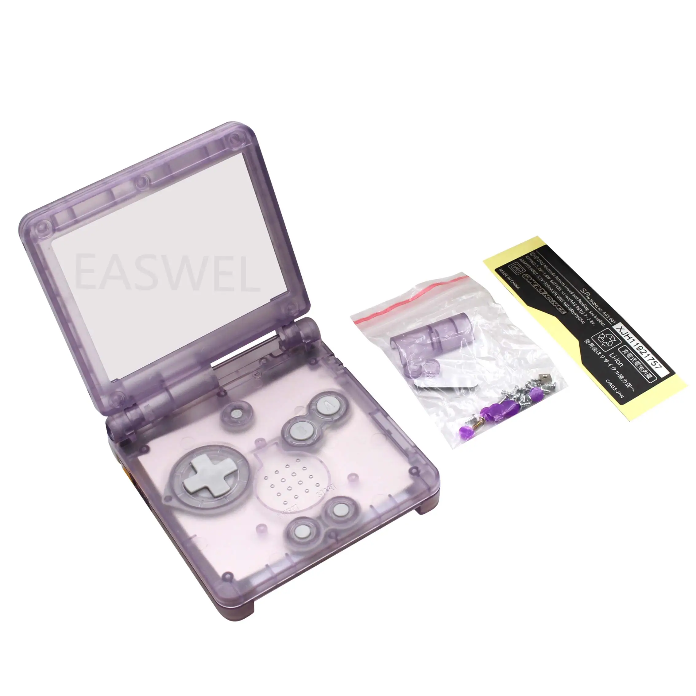 50 шт. прозрачный белый корпус чехол для Game Boy Advance SP GBA SP|Кабели передачи данных| |