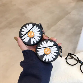 

Cute Daisy Flower Case For Apple Airpods Cover Fashion Silicone Bluetooth Earphone Case For Airpods Pro /2/1Headphone Case Box