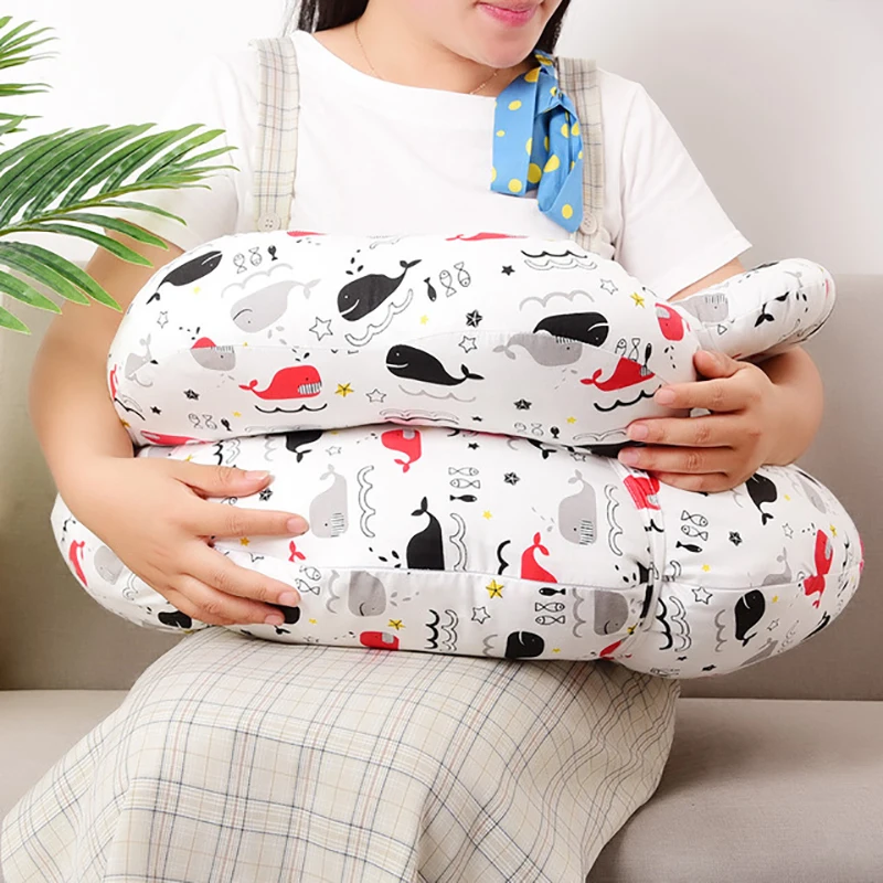 Newborn Baby Nursing Pillows Maternity Baby U-Shaped Breastfeeding Pillow Infant Cuddle Cotton Feeding Waist Cushion Baby Care