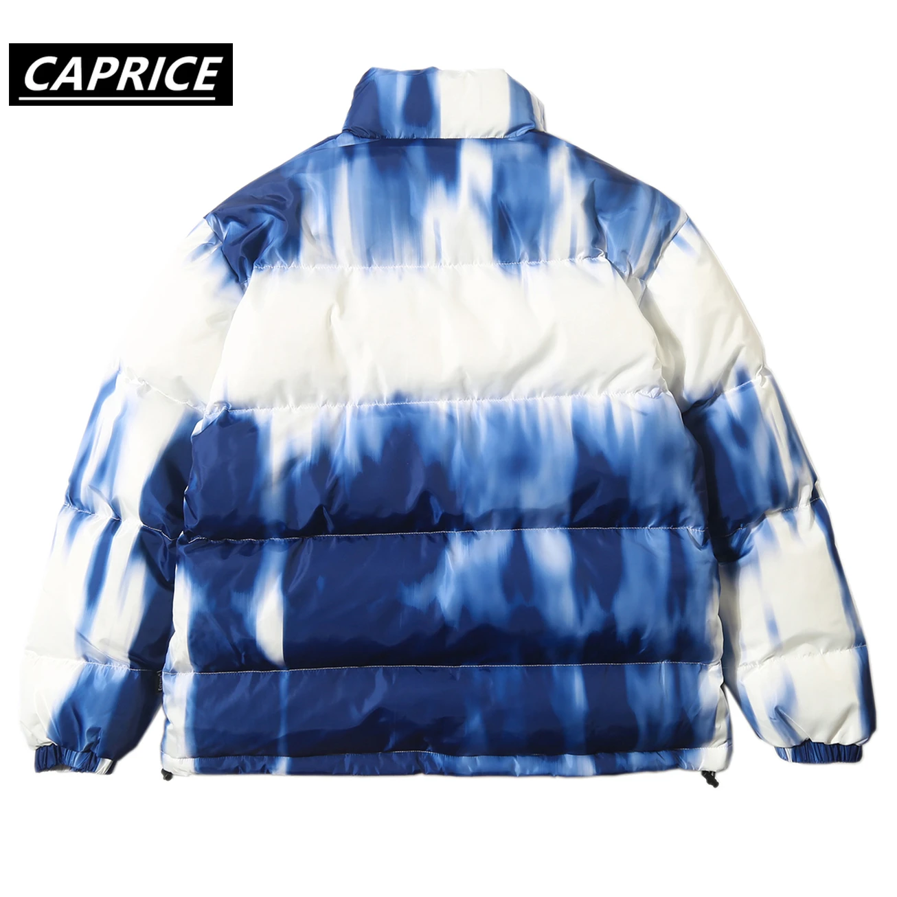 Tie Dye толстые теплые куртки для мужчин/женщин хип хоп зимние парки Harajuku блочная