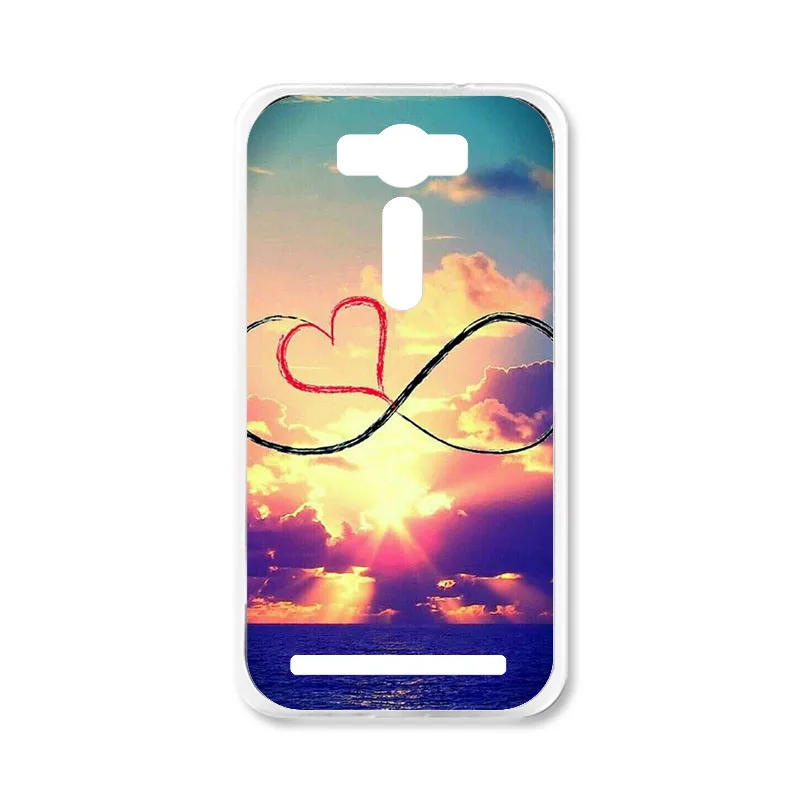 Окрашенный чехол для Asus Zenfone 2 Laser силиконовый мягкий из ТПУ чехлы ASUS ZE500KL ZE550KL с
