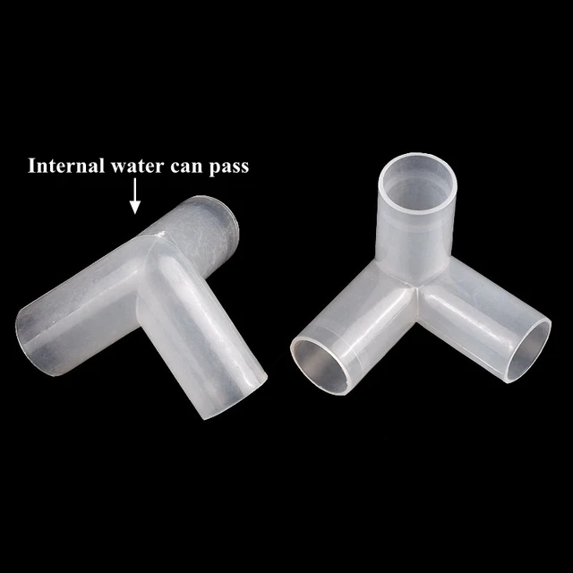 2 ~ 10Db 16 Mm-Es Póló 3D Háromdimenziós Csatlakozó Kerti Öntözés Öntözővízcsövek 3 Utas Diy Hidroponikus Keret Szerelvények - Image 2