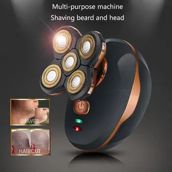 

Wireless USB Charging 5D Dry and Wet Electric Rotary Shaver Men Waterproof Shaving Tools Beard Trimmer R9CD