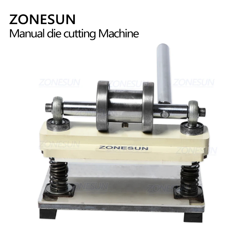 ZONESUN ручной станок для резки кожи ручной работы для высечки сережек прессовочная машина для штамповки штампов из стали